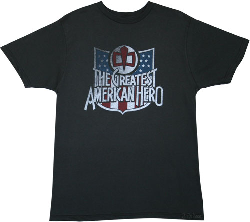 1796 The Greatest American Hero Shield Men` T-Shirt from American Classics