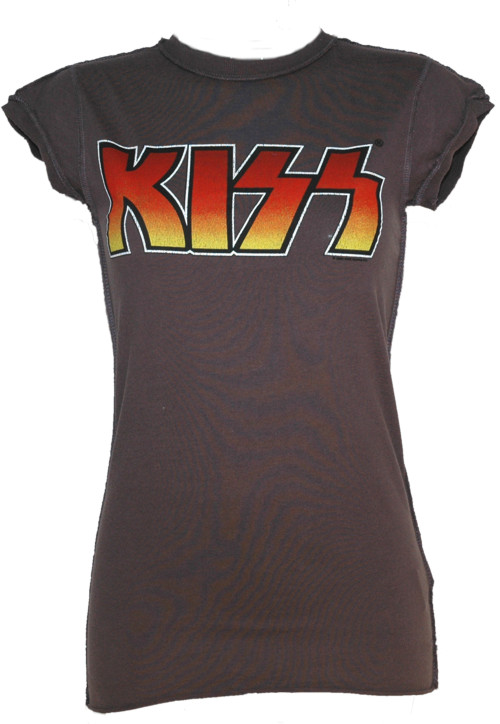 1893 Ladies KISS Logo T-Shirt from Amplified Vintage