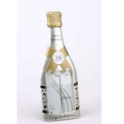 18th Birthday Champagne Bottle Frame