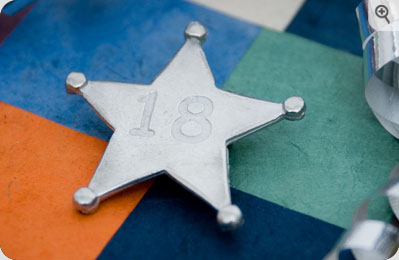 18th Birthday Star Badge