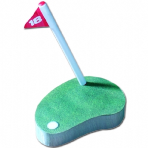 18th Hole Sticky Notes Pad and Pen