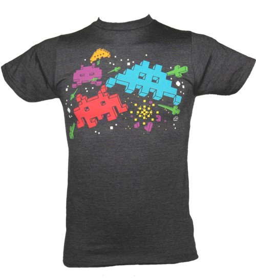 Men` Space Invaders T-Shirt from Goodie Two Sleeves