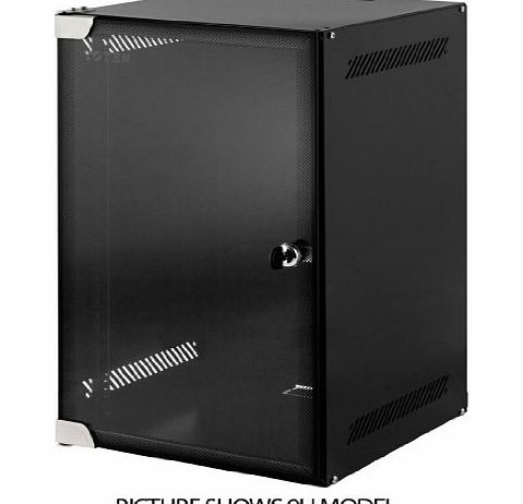 19Power 4U TEN inch - 10`` Server rack cabinet with glass door (WxDxH) 280x310x241mm - NEW! 19Power GmbH
