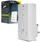 2 Save Energy Owl Power Saver Adaptors with Remote Control