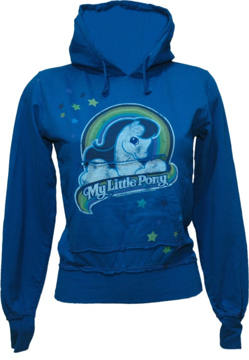 2320 Ladies Blue My Little Pony Hoodie from Famous Forever