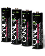 2save Energy 4 Rechargeable Alkaline AA Batteries - longer