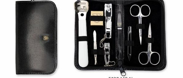 3 Swords - 9 Piece Manicure amp; Pedicure Case, made of high quality Synthetic leather, Quality: ``3 swords`` quality