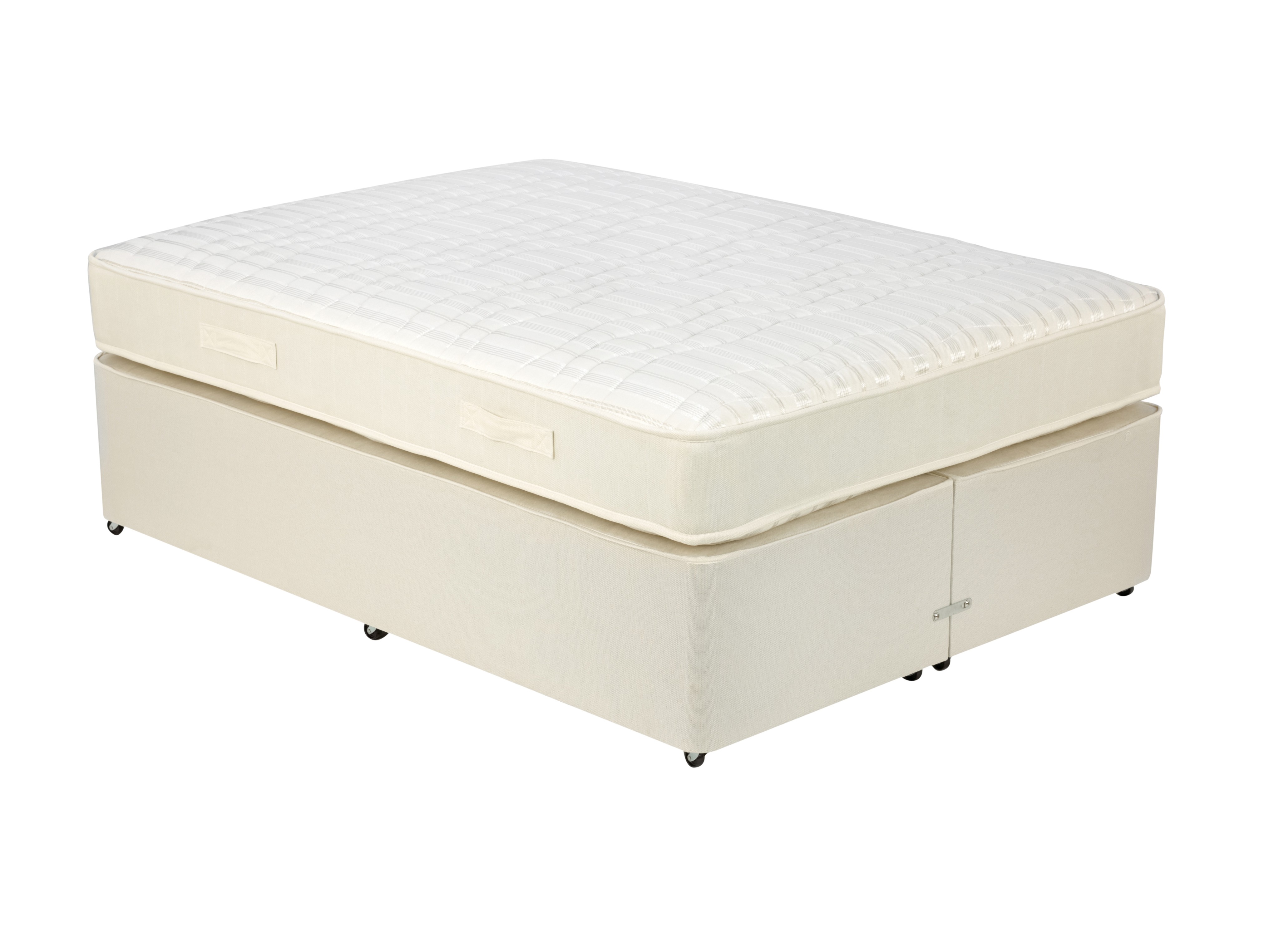 3`0 Single Brompton Pocket Spring Divan Bed - Medium