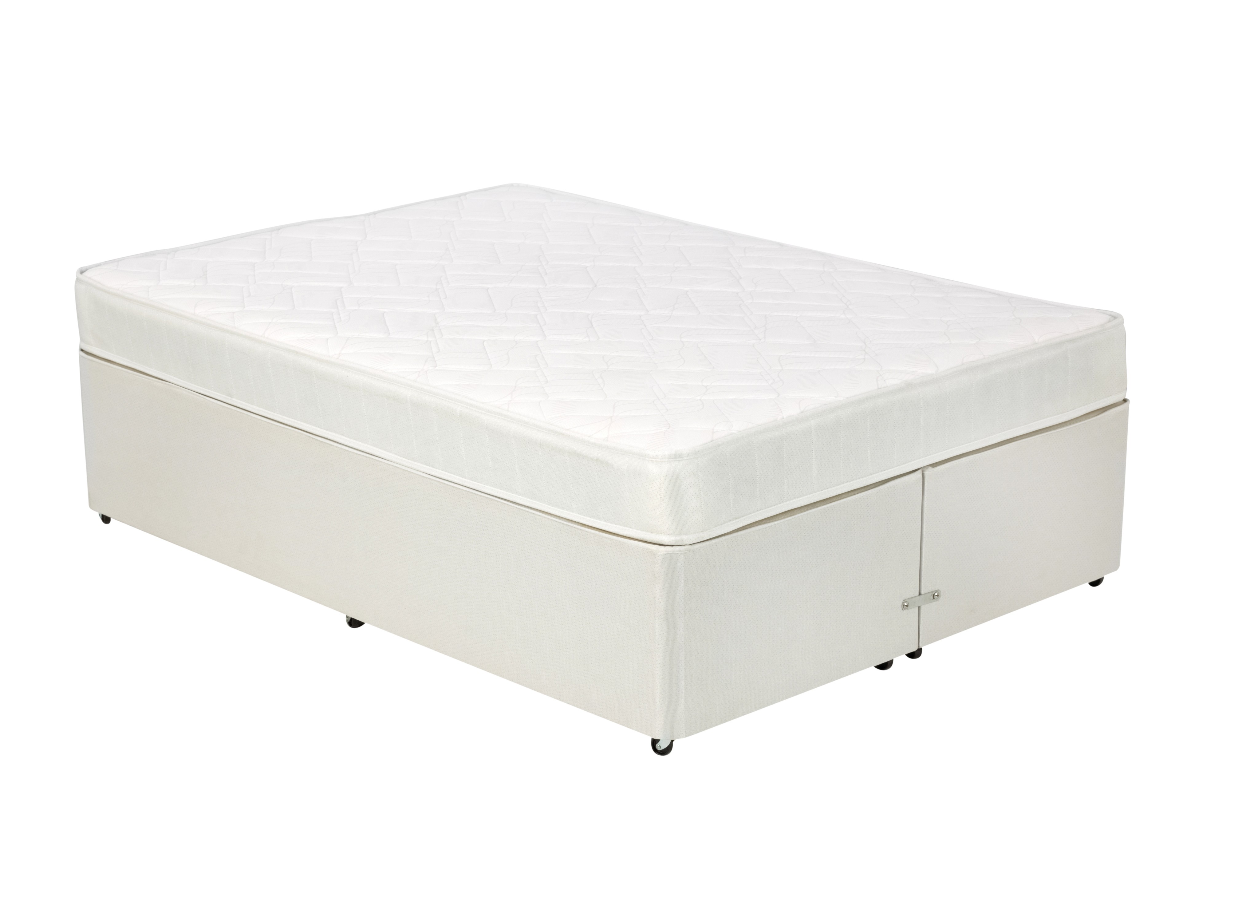 3`0 Single Hampstead Open Spring Divan Bed - Medium