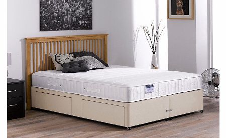 3`0 Single Kendall Pocket Spring Divan Bed - Medium - Beige