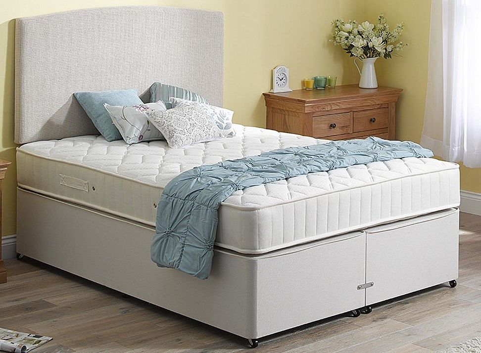 3`0 Single Kestrel Pocket Spring Divan Bed - Medium