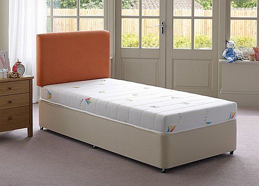 3`0 Single Kites Divan Bed - Beige