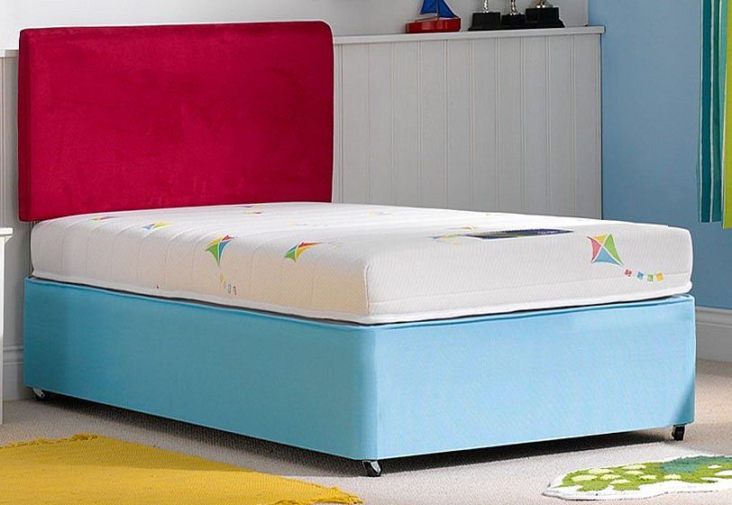 3`0 Single Kites Divan Bed - Blue