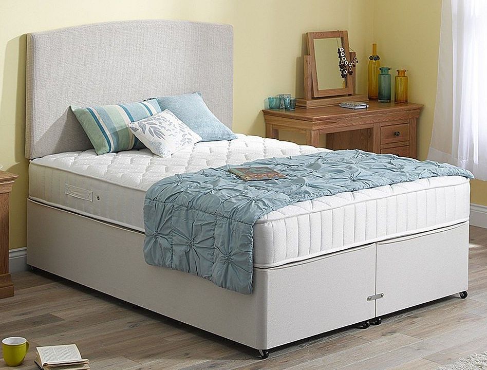 3`0 Single Orion Pocket Spring Divan Bed - Medium Firm