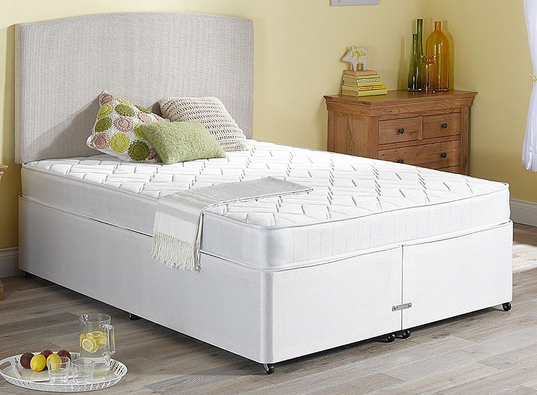 3`0 Single Primrose Open Spring Divan Bed - Medium