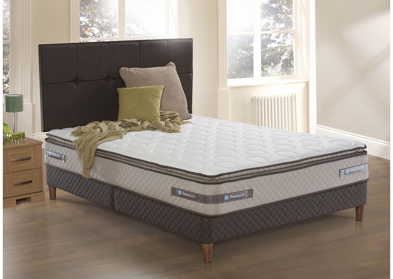 3`0 Single Sealy Columbus Posturetech Spring Divan Bed with