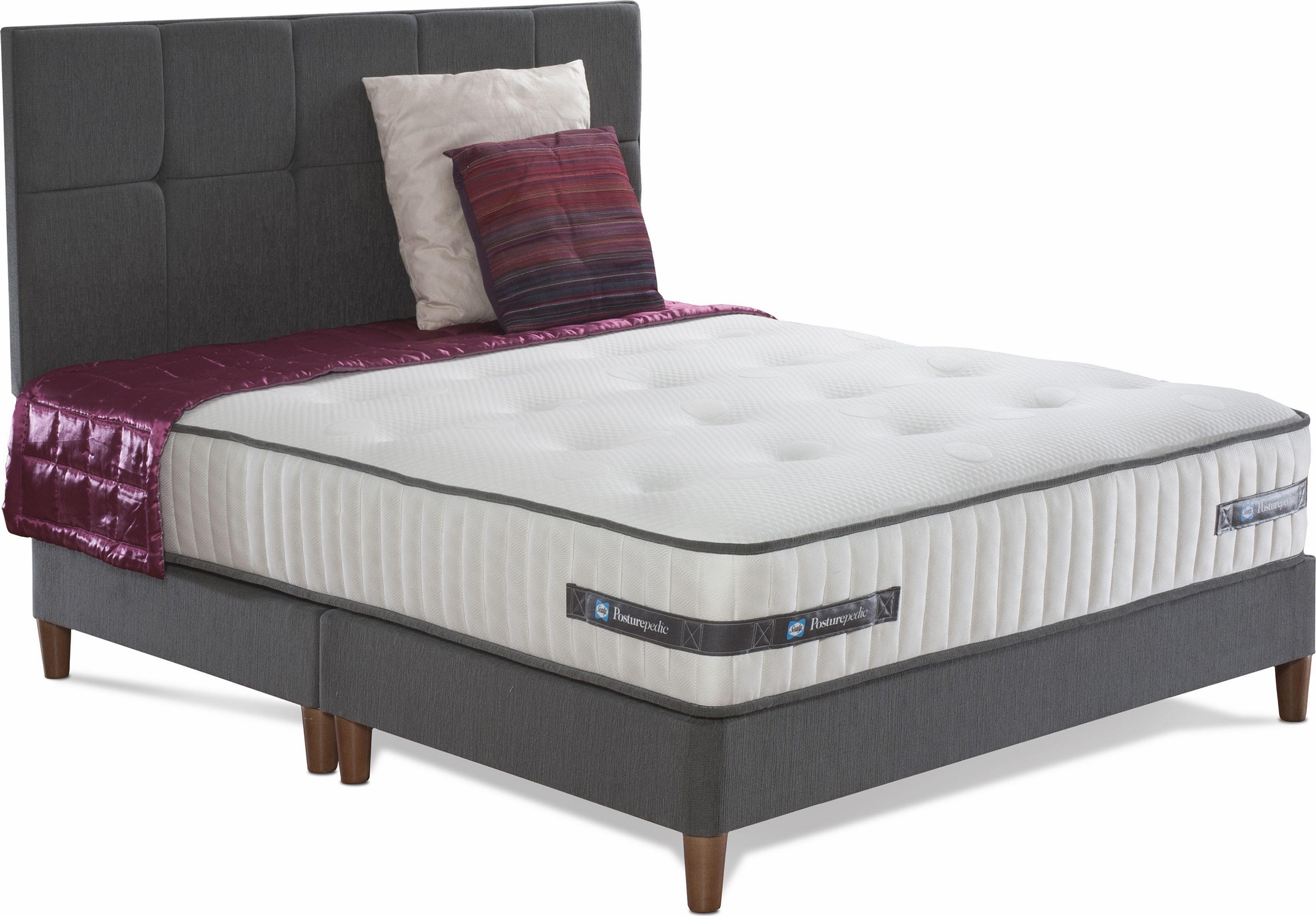 3`0 Single Sealy Rosebury Pocket Spring Divan Bed with Legs