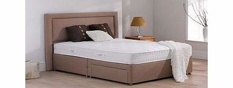 3`0 Single TheraPur Affinity Divan Bed - Medium - Oatmeal