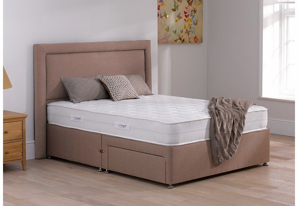 3`0 Single Therapur Bliss 22 Divan Bed - Medium Soft