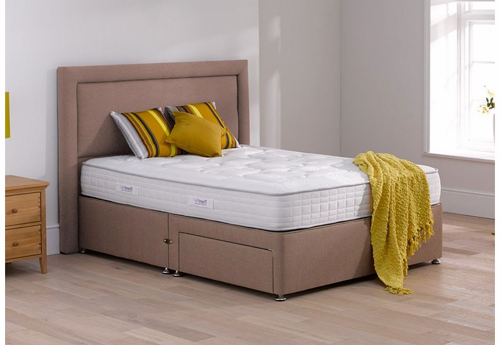 3`0 Single Therapur Devotion 24 Divan Bed - Medium