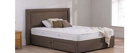 3`0 Single TheraPur Mellow 20 Divan Bed - Medium - Mink