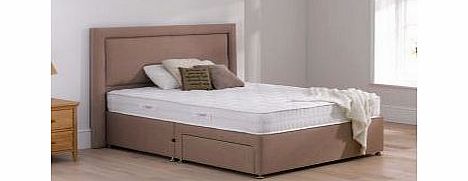 3`0 Single TheraPur Mellow 20 Divan Bed - Medium - Oatmeal