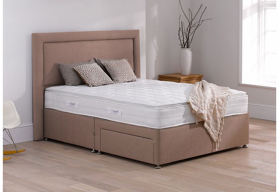 3`0 Single Therapur Rapport Divan Bed - Medium Firm