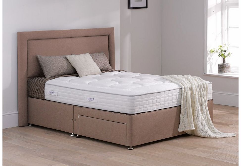 3`0 Single TheraPur Tranquility Divan Bed - Medium Soft