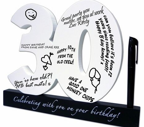 Birthday Signature Numbers and Pen
