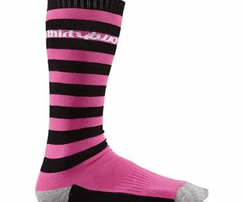 32 Thirty Two Cedar Rock Snowboard Socks - Pink