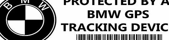 3drom BMW GPS Tracking Device Security WINDOW Stickers x2 (87x30mm) Car,Van Alarm Tracker