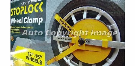 3M Car Caravan Trailer High Security Stop Lock StopLock Wheel Clamp