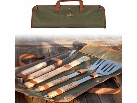 4 Piece BBQ Tool Set 4091