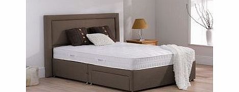 4`0 Small Double TheraPur Affinity Divan Bed - Medium - Mink