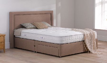 4`0 Small Double TheraPur Desire 26 Divan Bed - Medium Firm -