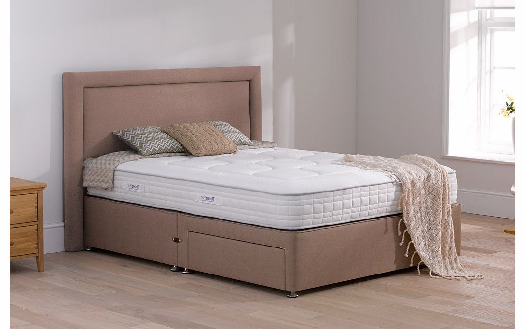 4`0 Small Double Therapur Desire 26 Divan Bed - Medium Firm