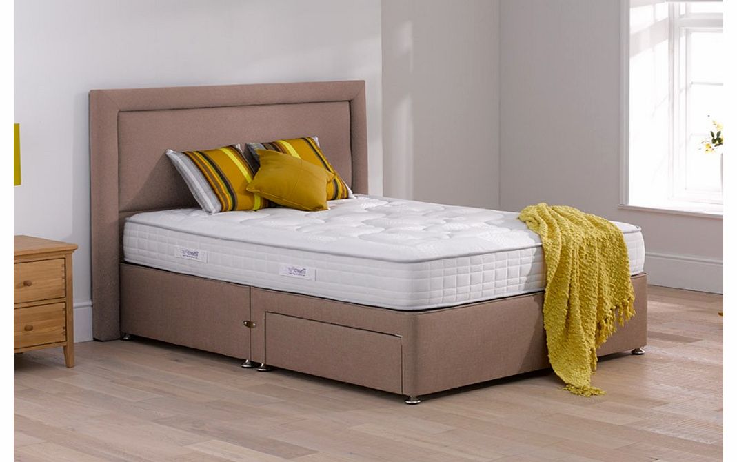 4`0 Small Double Therapur Devotion 24 Divan Bed - Medium