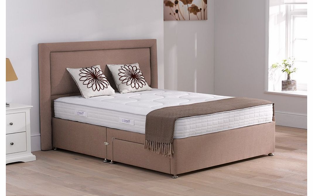 4`0 Small Double Therapur Emotion 24 Divan Bed - Medium