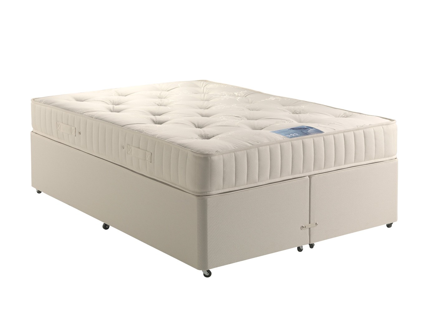 4`6 Double Gamma Pocket Spring Divan Bed - Medium