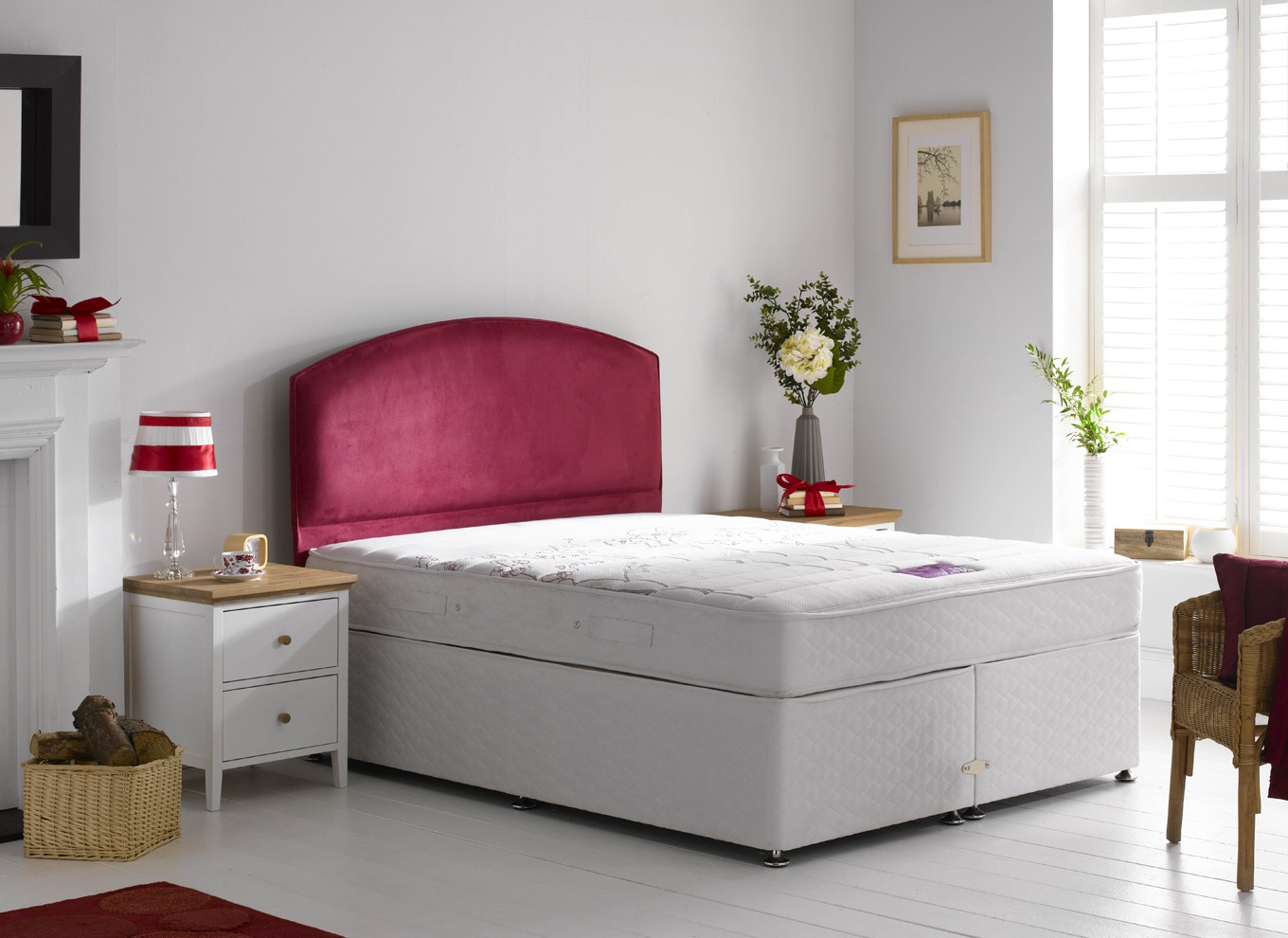 4`6 Double Lily Pocket Spring Divan Bed - Medium