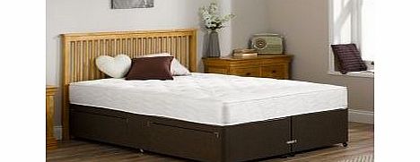 4`6 Double Orchard Pocket Spring Divan Bed - Firm - Mocha