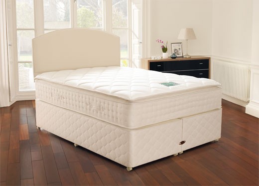 4`6 Double Zen Rejuvenate Pocket Spring Divan Bed - Medium