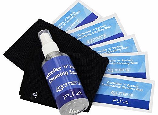 4Gamers Playstation 4 Officially Licensed Controller N System Cleaning Kit (PS4)