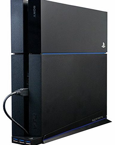 4Gamers Playstation 4 Officially Licensed Vertical Stand n USB Hub (PS4)