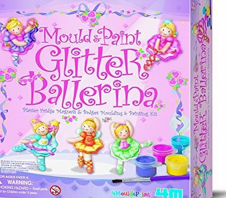 4M Glitter Ballerina Mould and Paint