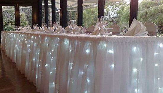 5 Star Lighting Ltd 40 LED Fairy Christmas Haloween Wedding Party Lights 4m Cool White amp; Battery Operated