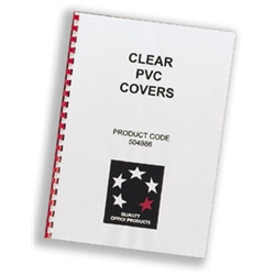 5 Star Office Comb Binding Covers PVC 250 micron