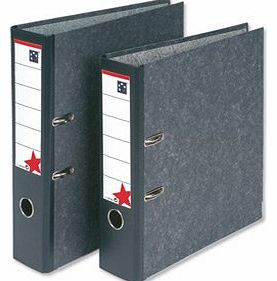(Pack of 10) 5 Star Office Lever Arch File 70mm A4 Cloudy Grey