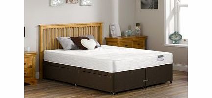 5`0 King Fenton Open Spring Divan Bed - Firm - Mocha