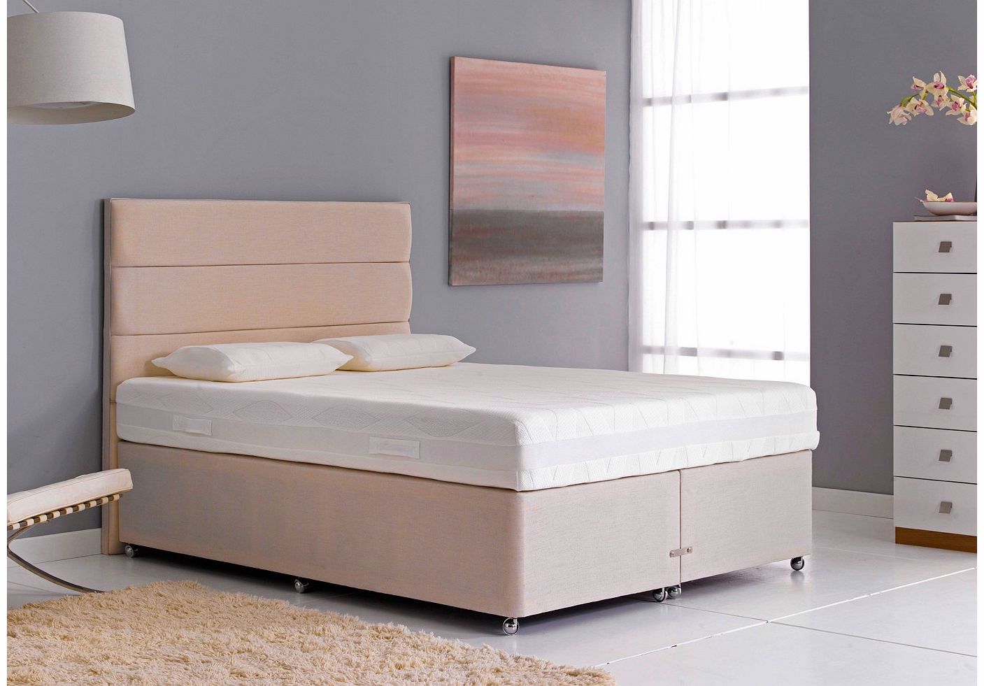 5`0 King Octaspring Levanto Memory Foam Divan Bed -